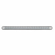 19 LED 12" Reflector Light Bar With Black Housing - Red LED/Clear Lens