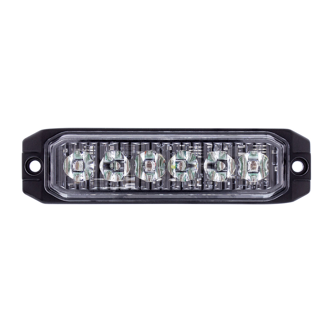 6 High Power LED "Competition Series" Slim Warning Light - Red