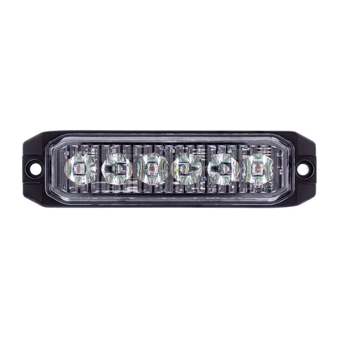 6 High Power LED "Competition Series" Slim Warning Light - Red