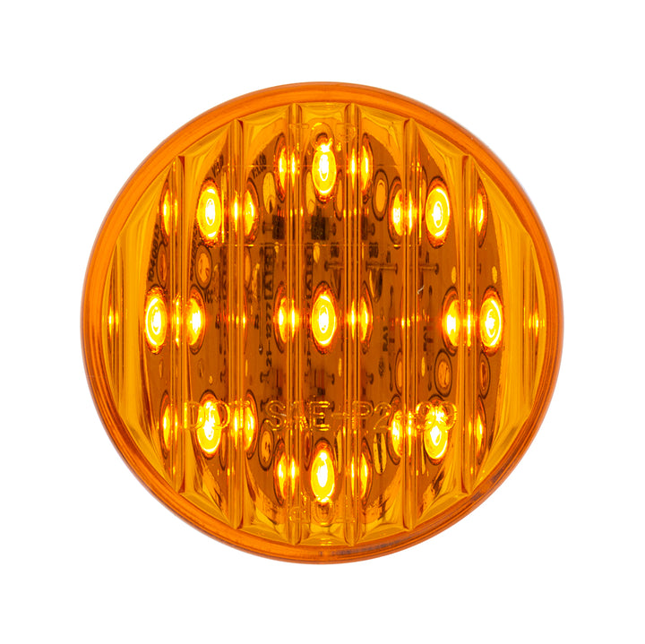 9 LED 2" Round Clearance Marker Amber LED/Amber Lens United Pacific 38170
