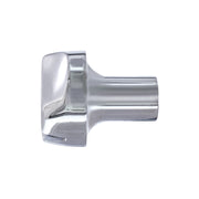 Ace Of Spades Air Valve Knob - Chrome With Red Inlay