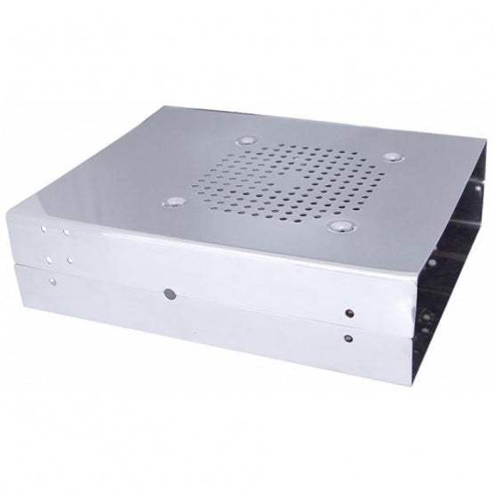 Stainless C.B. Case - Front Output &amp; Speaker Hole