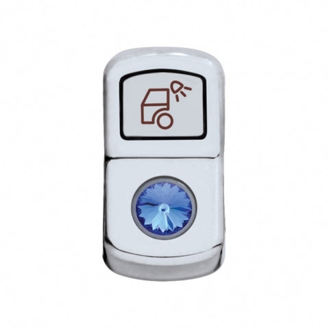 "Load Light" Rocker Switch Cover With Blue Crystal