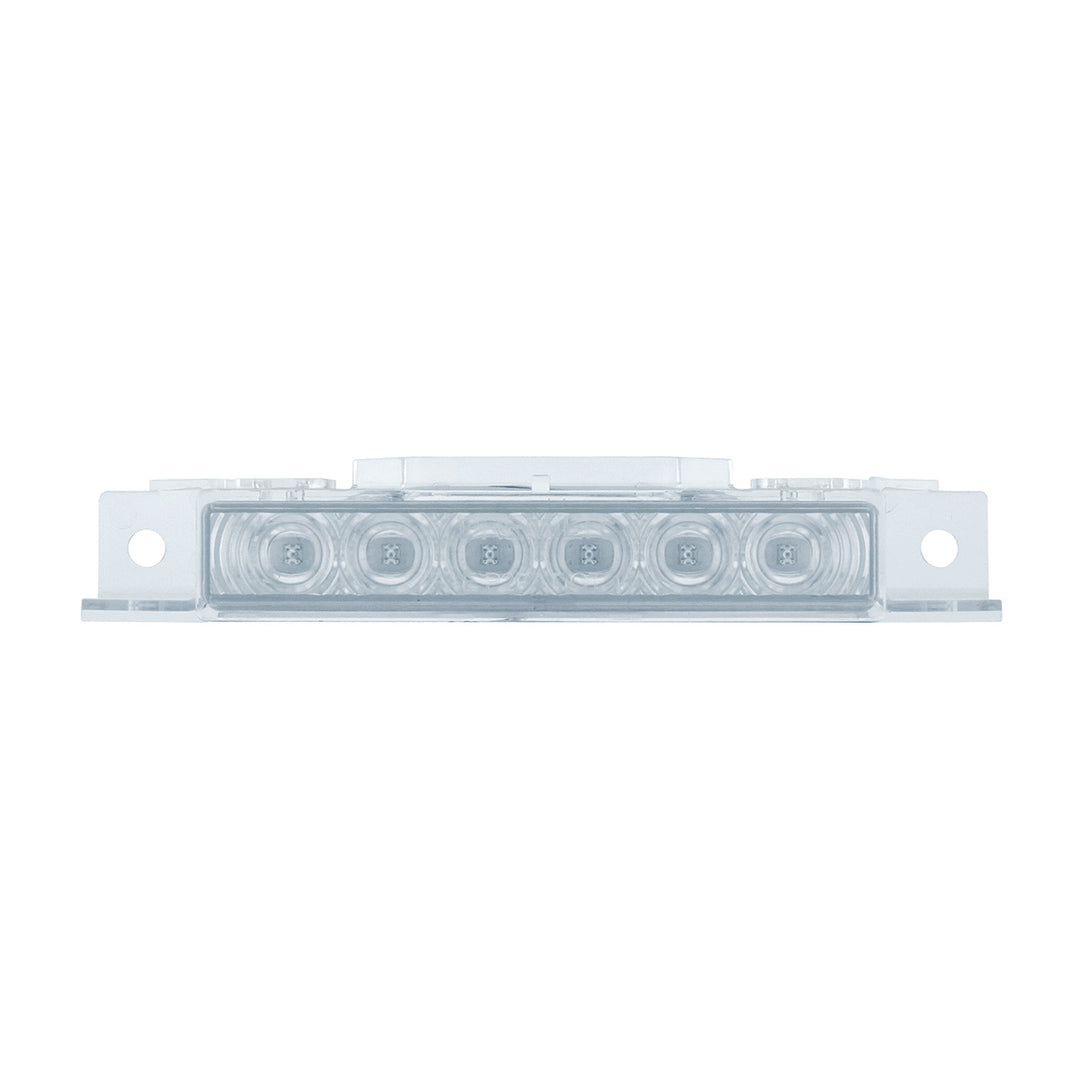6 Amber LED Exterior Visor Light For 1996-2024 Volvo VNL - Clear Lens