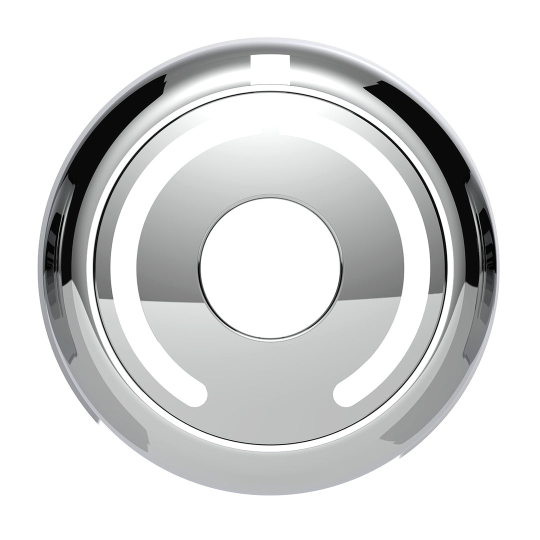Chrome Plastic A/C Control 6-Piece Dial Covers For 2018-2023 Freightliner Cascadia