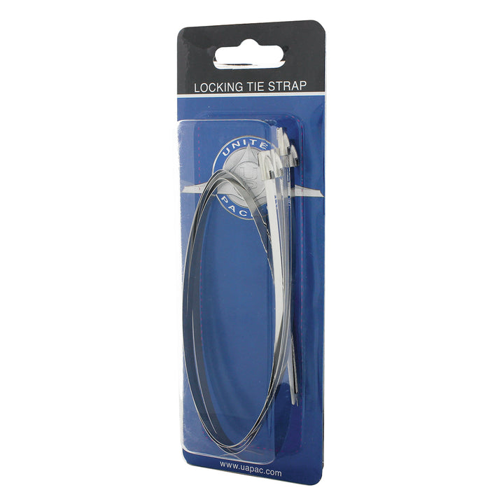 14" Stainless Locking Cable Ties (4-Pack)