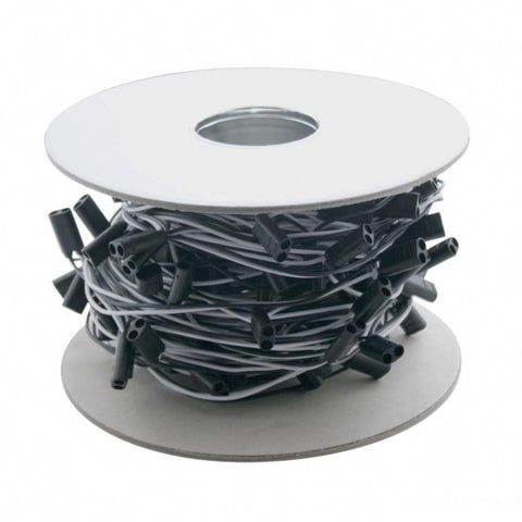 150 Count 2-Prong Female Bullet Plugs 16G Wire Harness Roll - 126' W/10" Lead Between Plugs