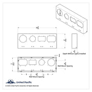 United Pacific Light Display - 7", 5-3/4", 4"x6", 5"x7"