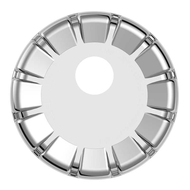 Chrome Plastic Fuel Cap Cover For Kenworth - Locking