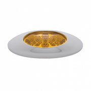 16 LED Phantom I Reflector Light (Clearance/Marker) - Amber LED/Amber Lens
