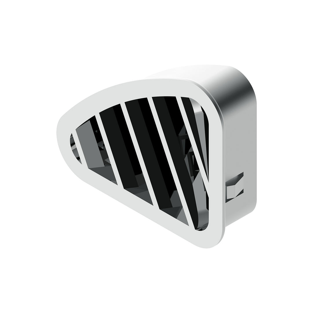 Chrome Plastic A/C Vent For 2001-2005 Peterbilt - Driver