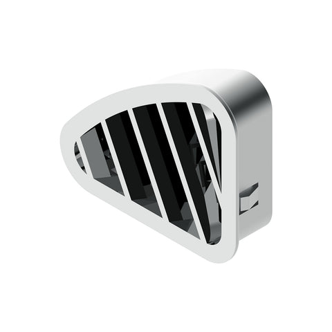 Chrome Plastic A/C Vent For 2001-2005 Peterbilt - Driver