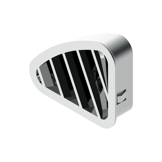 Chrome Plastic A/C Vent For 2001-2005 Peterbilt - Driver
