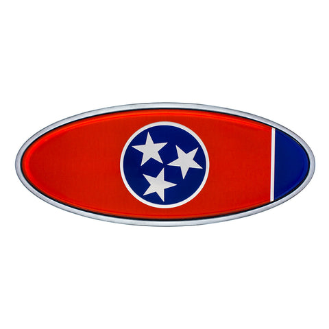 Chrome Die Cast Tennessee Flag Emblem