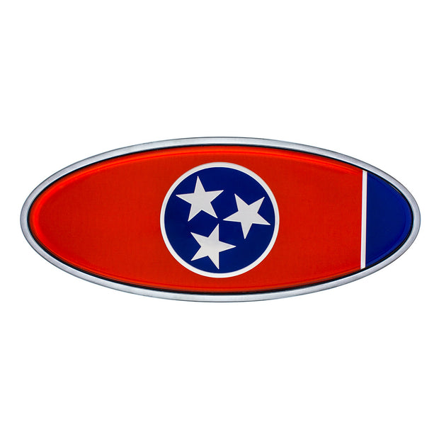 Chrome Die Cast Tennessee Flag Emblem