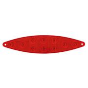 10 LED "Cat's Eye" Light (Stop, Turn & Tail) - Red LED/Red Lens