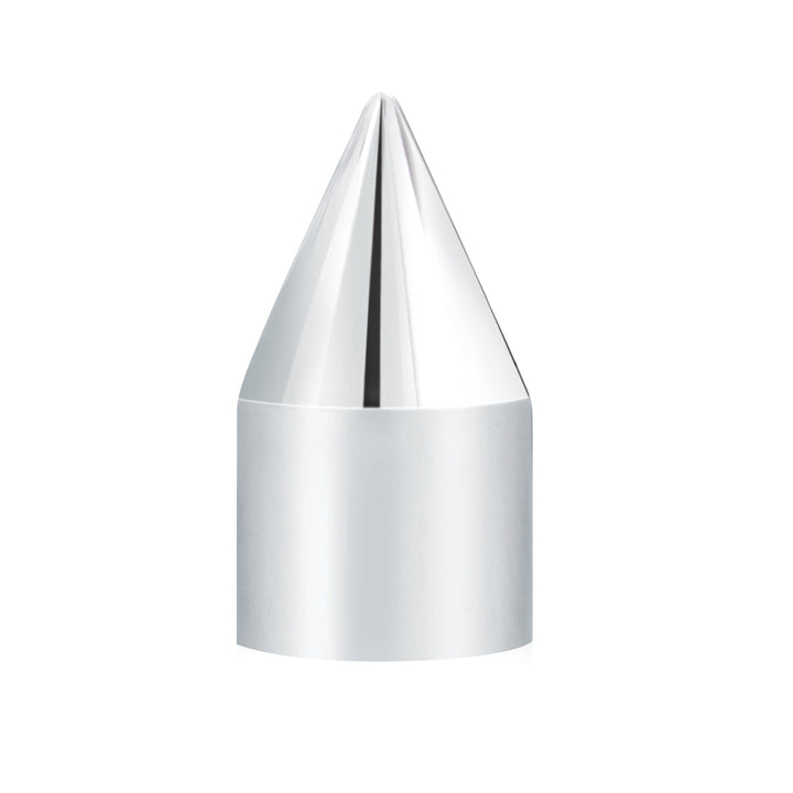 11/16" x 2-1/16" Chrome Plastic Spike Nut Covers - Push-On (10-Pack)