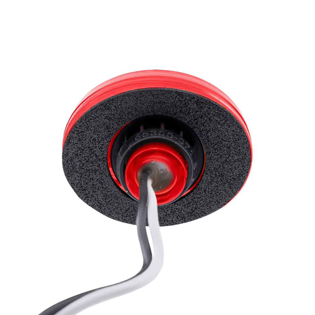 3 LED Oval Clearance/Marker Light-Red LED/Red Lens