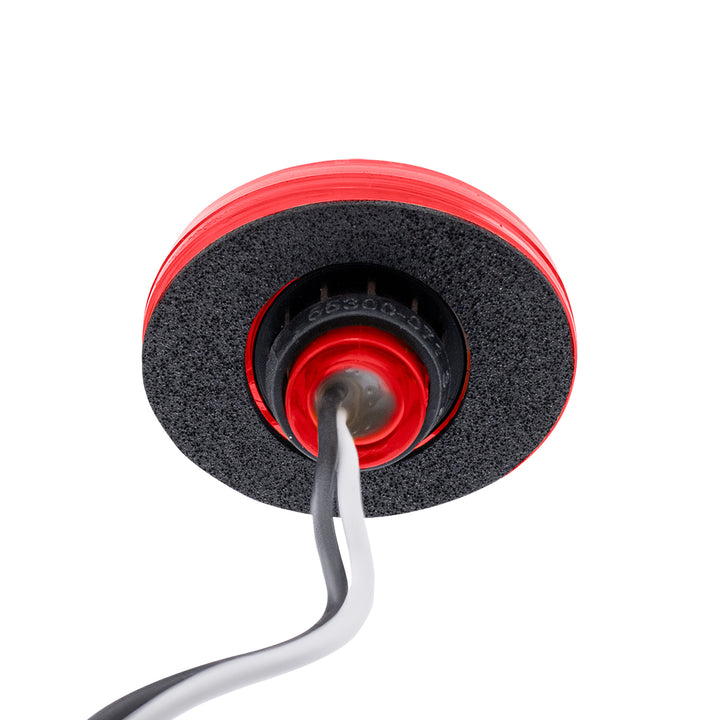 3 LED Oval Clearance/Marker Light-Red LED/Red Lens