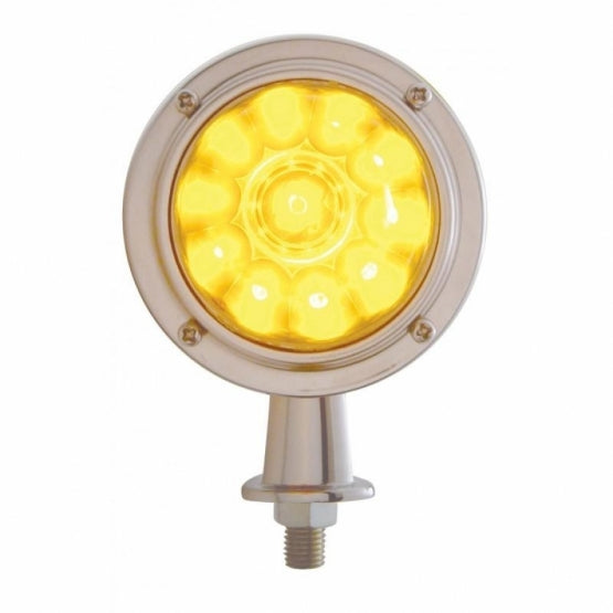 11 LED 1-1/8" Arm Watermelon Honda Light Kit - Amber LED/Amber Lens