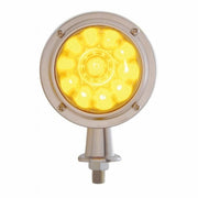 11 LED 1-1/8" Arm Watermelon Honda Light Kit - Amber LED/Amber Lens