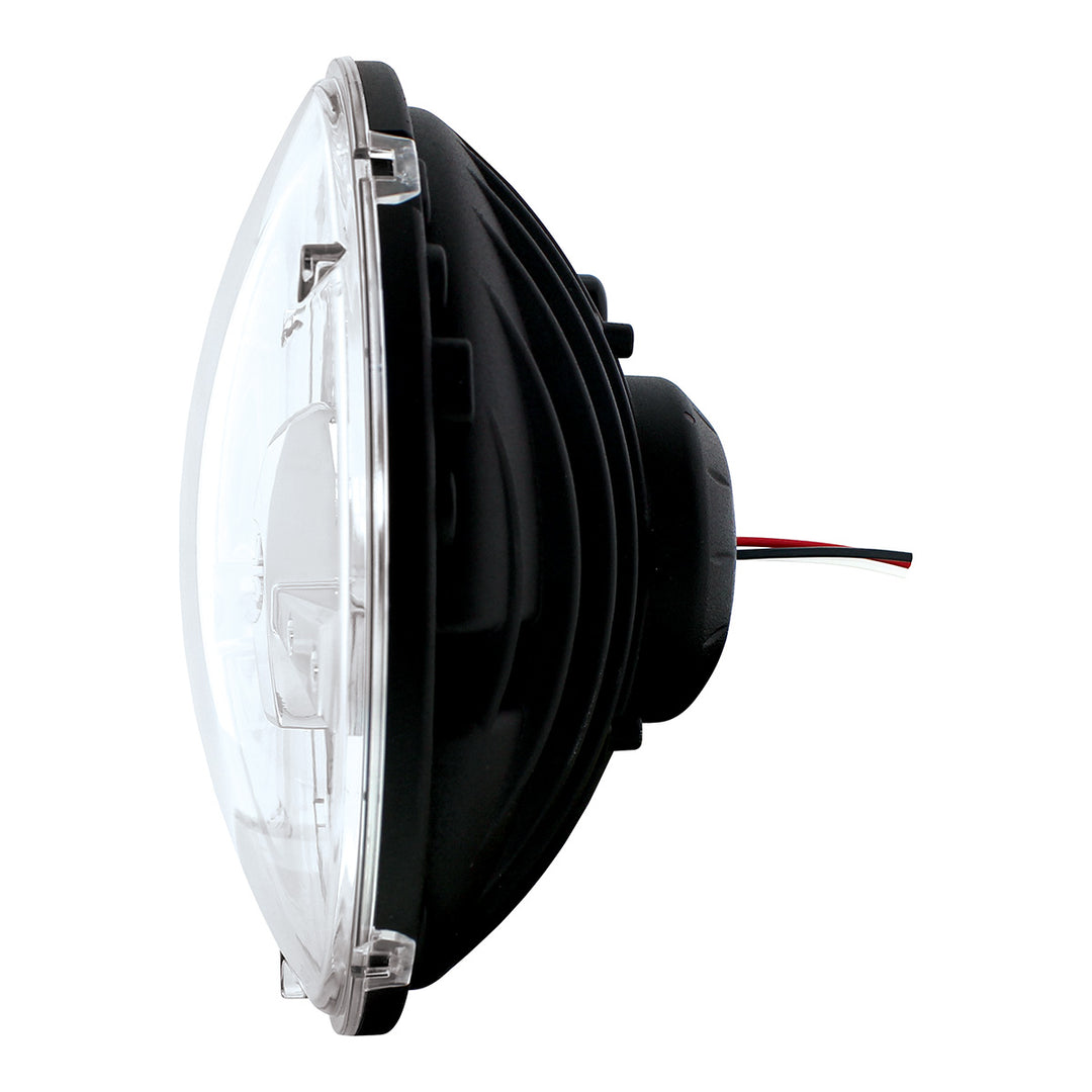 ULTRALIT - 5 High Power LED 7" Dual Function Headlight - Chrome