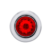4 LED Dual Function 3/4" Mini Watermelon Light (Clearance/Marker) - Red LED/Red Lens