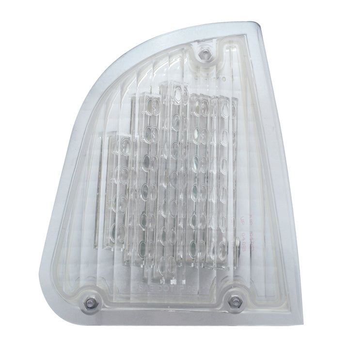 29 LED Turn Signal Light For 1985-2007 Kenworth T600 (Passenger) - Amber LED/Clear Lens