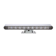 10 LED Dual Function 3rd Brake Light With Chrome Swivel Pedestal Base - Red LED/Clear Lens