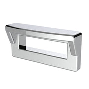 Chrome Plastic Switch Label Covers With Visor For 2001 & Older Peterbilt (6-Pack)