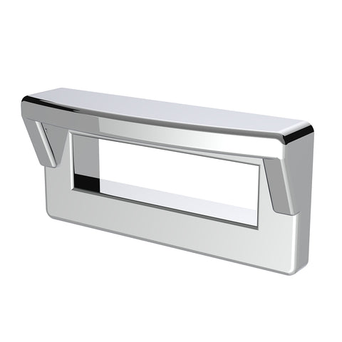 Chrome Plastic Switch Label Covers With Visor For 2001 & Older Peterbilt (6-Pack)