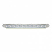 10 LED 9" Dual Function Light Bar - Blue LED/Clear Lens