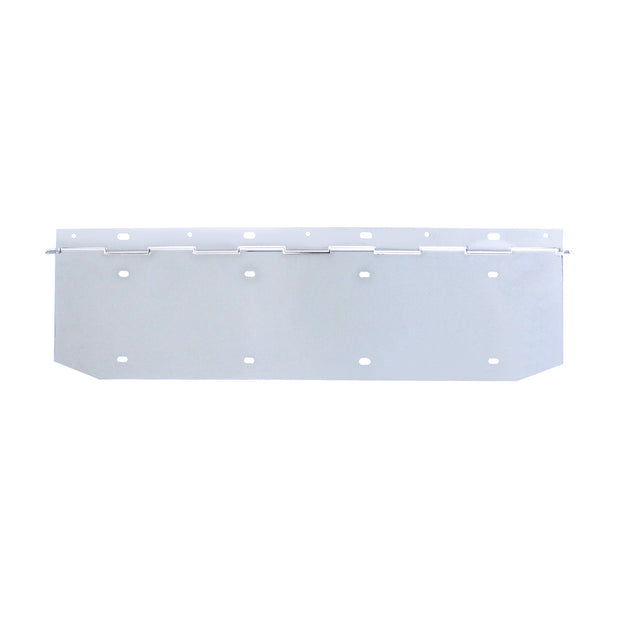 Chrome 2 License Plate Angled Holder With Hinge