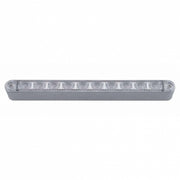 10 LED 9" Light Bar With Bezel (Stop, Turn & Tail) - Red LED/Clear Lens