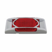 16 LED Reflector Light (Clearance/Marker) With Chrome Bezel - Red LED/Red Lens