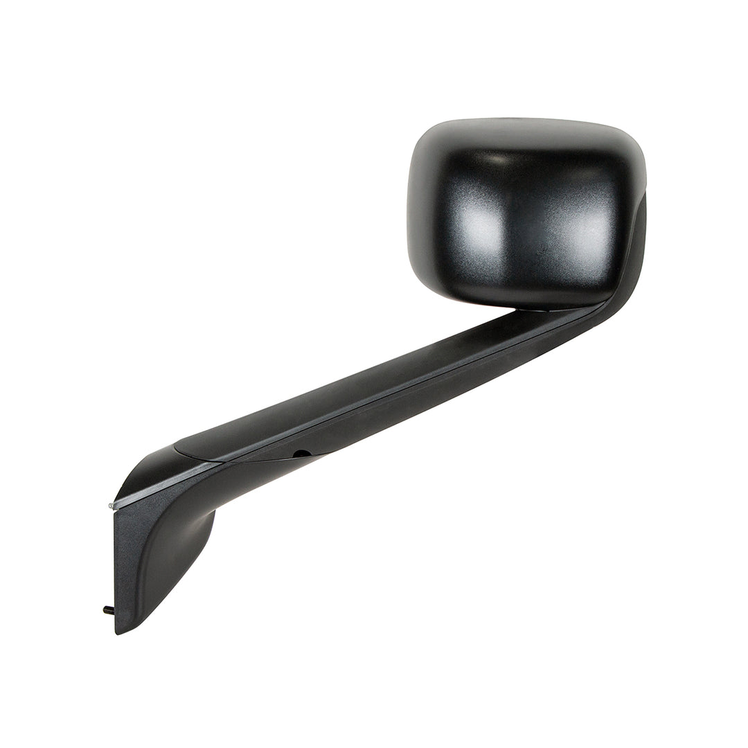 Black Hood Mirror With Heated Lens For 2018-2024 Freightliner Cascadia - Driver