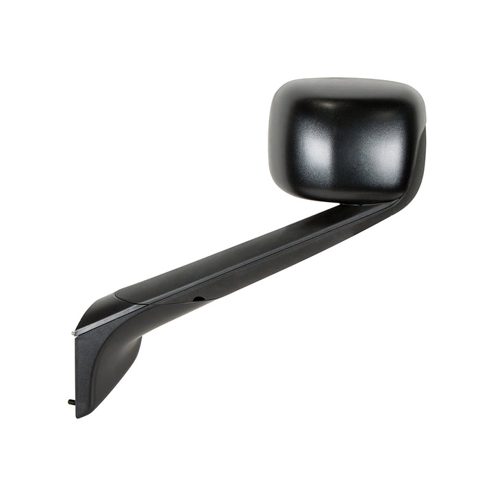 Black Hood Mirror With Heated Lens For 2018-2024 Freightliner Cascadia - Driver