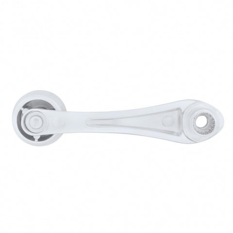 Chrome Die-Cast Window Crank With 3/8” Square Adapter - Indented