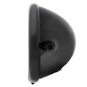 Black 5-3/4" Motorcycle Headlight Housing Only - Side Mount