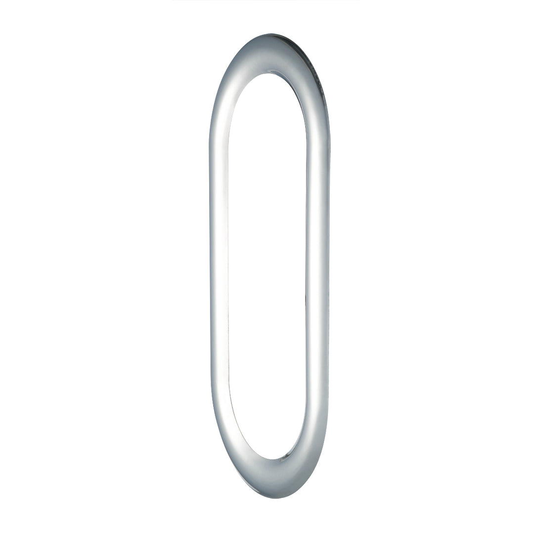 Stainless Steel Oval Window Trim With Sealant Adhesive For Peterbilt