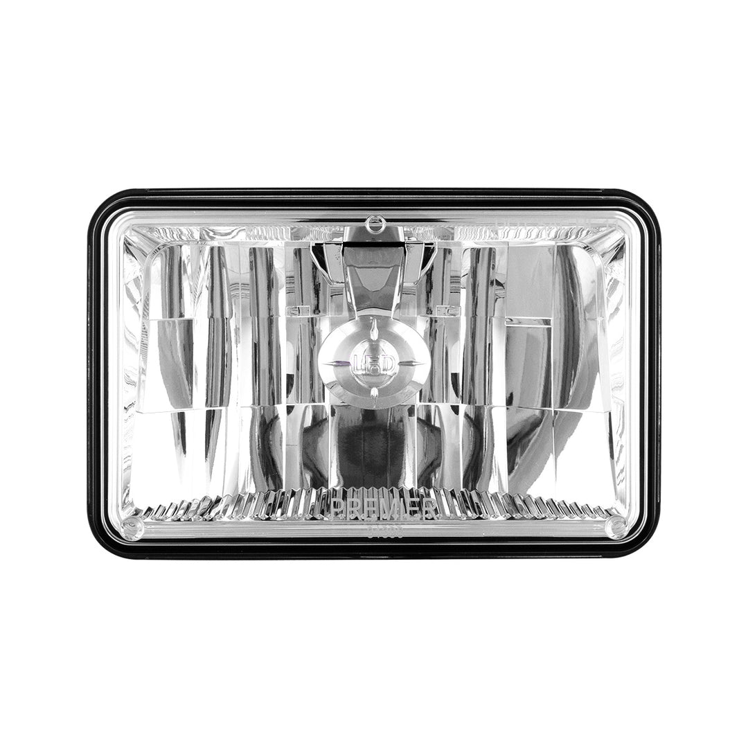 ULTRALIT - Single High Power CREE LED 4" X 6" Headlight - Low Beam