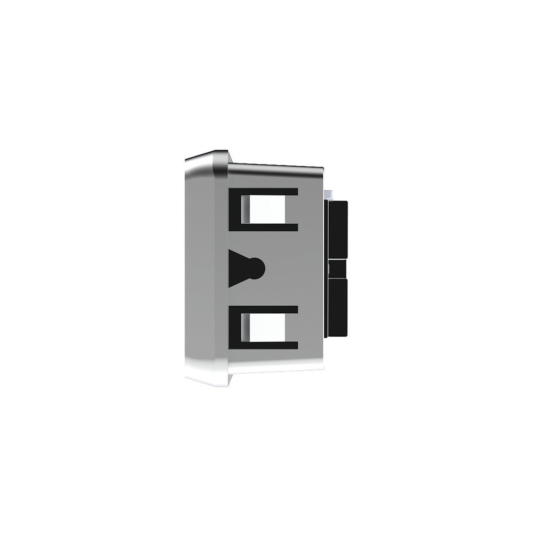 Chrome Plastic A/C Vent For 2001 &amp; Earlier Kenworth -Center