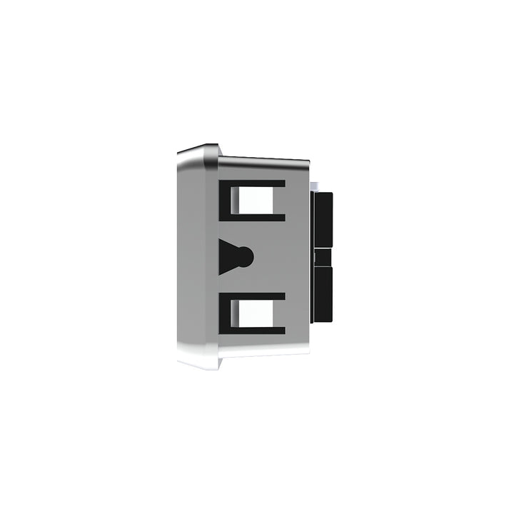 Chrome Plastic A/C Vent For 2001 &amp; Earlier Kenworth -Center