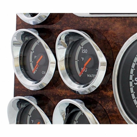 Small Gauge Bezel WithVisor For 2008-2017 Freightliner Cascadia