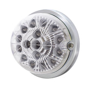 17 LED Dual Function Watermelon Clear Reflector Flush Mount Kit - Red LED/Clear Lens