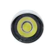 3 High Power LED 1" Light (Clearance/Marker) With Visor - White LED/Clear Lens