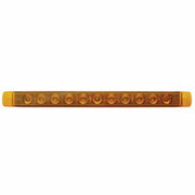 11 LED 17" Turn Signal Light Bar - Amber LED/Amber Lens