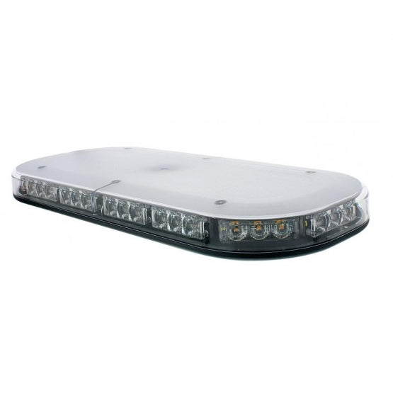 42 High Power LED Micro Warning Light Bar With Clear Lens - Magnet Mount