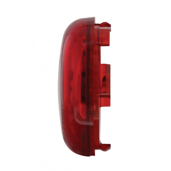 15 LED 2-3/8" Dual Function Signal Light For Harley Motorcycle - Red LED/Red Lens