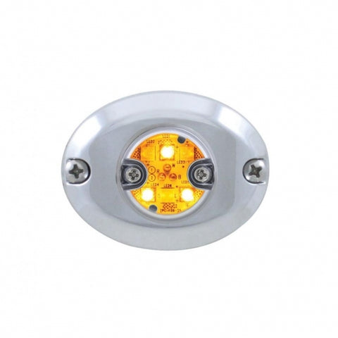 6 LED 1" Warning Light - Split Color
